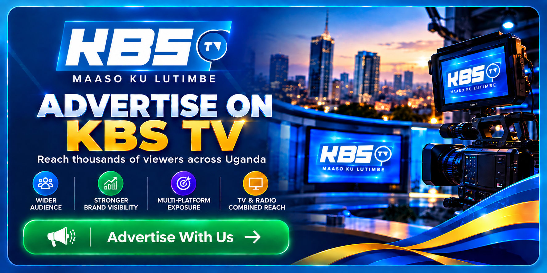 Advertise on KBS TV - Maaso Ku Lutimbe
